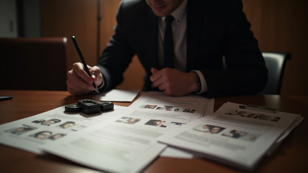 Event organizer planning a mystery night